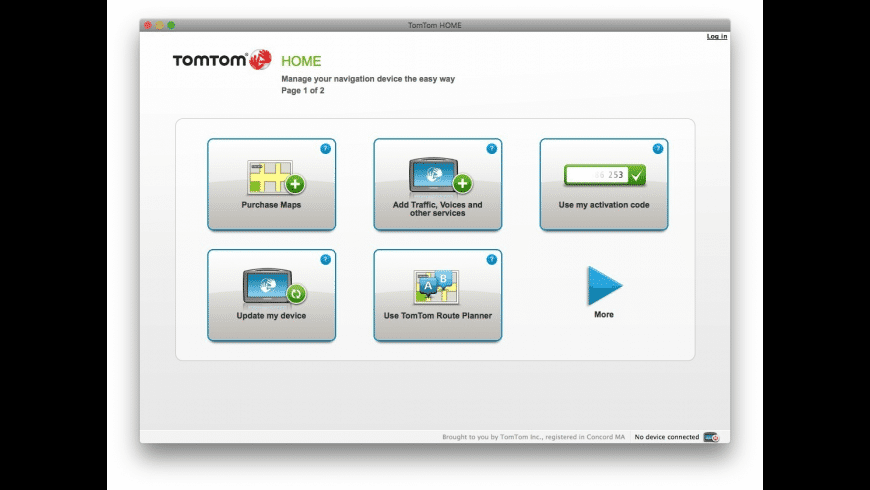 tomtom home page